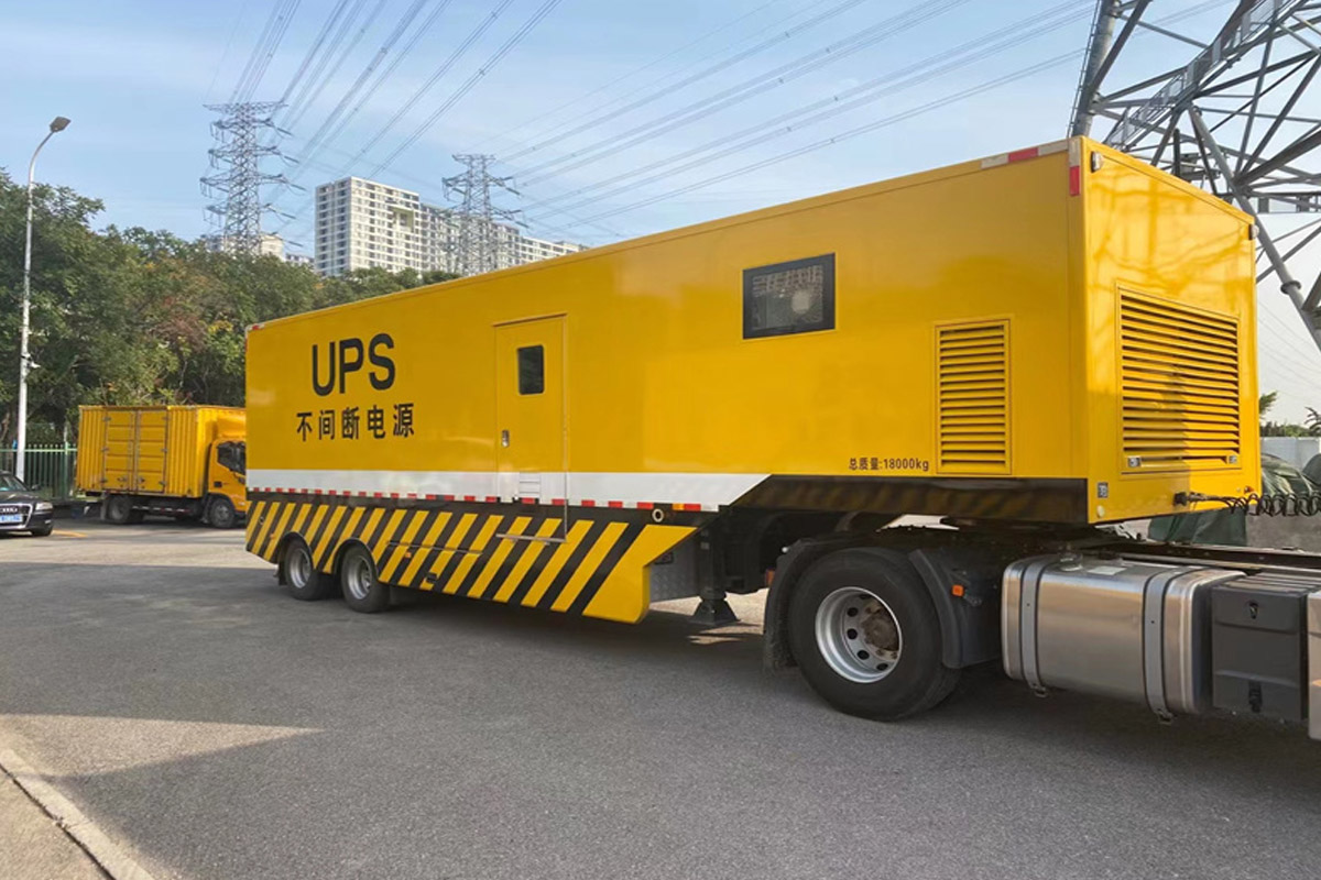 平川发电机租赁施工现场